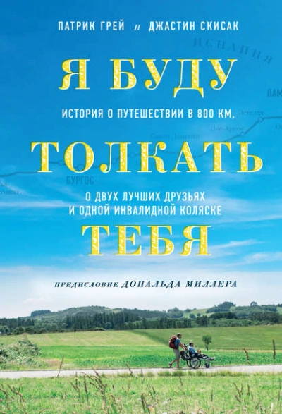 Аудиокнига Я буду толкать тебя. История о путешествии в 800 км, о двух лучших друзьях и одной инвалидной коляске