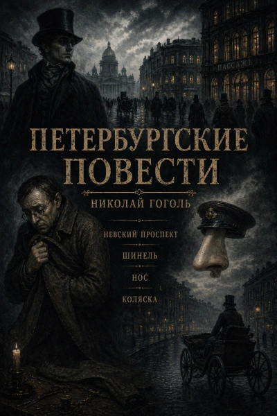 Петербургские повести (Невский проспект, Шинель, Нос, Коляска) - Николай Гоголь